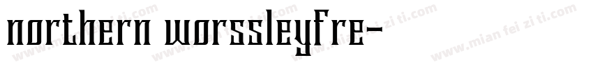 northern worssleyfre字体转换
